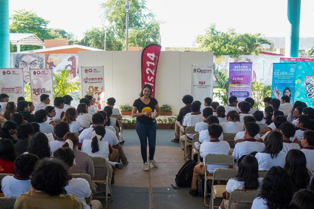 Conferencia “Elegir es mi poder” en el CBTIS 214 Ignacio Allende